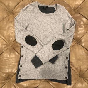 J. Crew two tone wool sweater